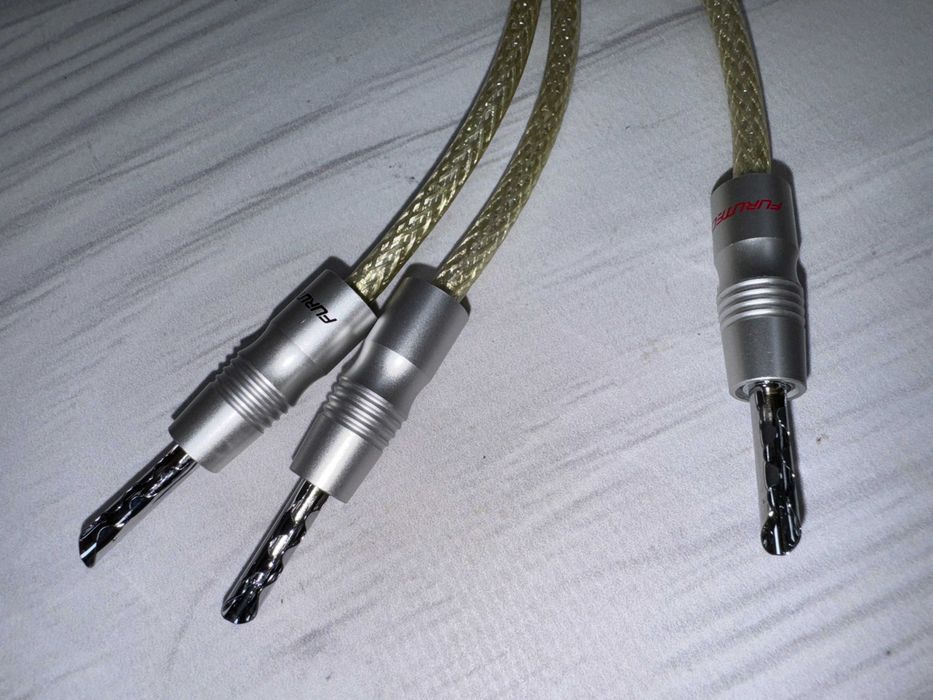 Персонализиран (custom) адаптер 6.3 мм жак към терминали за тонколони (Furutech / Silent Wire)