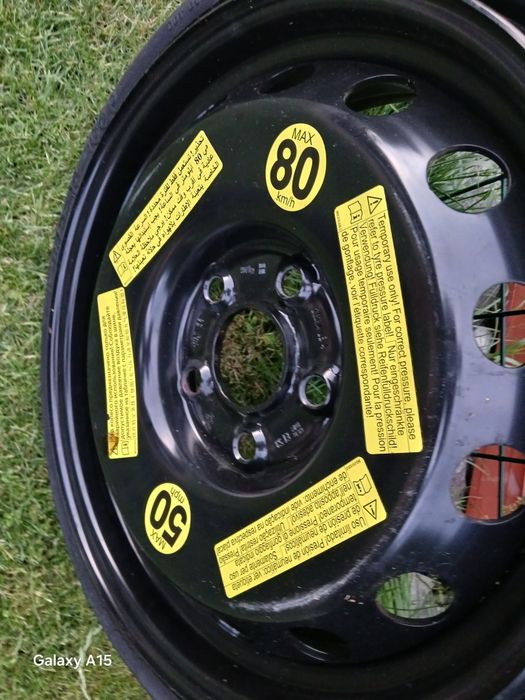 Roată rezervă 5x130  195.75.18 Audi Q7 Volkswagen Tuareg Porsche Cayenne