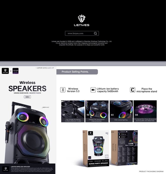 Kolonka LENYES S884