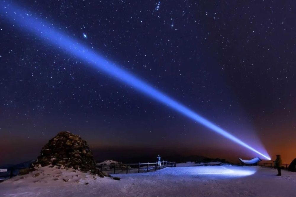 Мощный электрофонарь