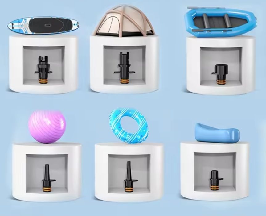 Електрическа въздушна помпа за кола, батерия, 25PSI