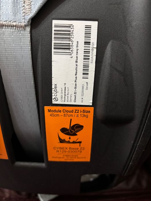Scoica Cybex Cloud Z2 i-size Plus si baza Z2