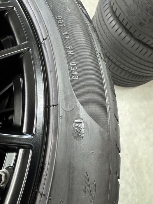 Jante Porsche Cayenne R21 E3 9Y Facelift Spyder Negru Originale Pirelli de vara 2024 90%