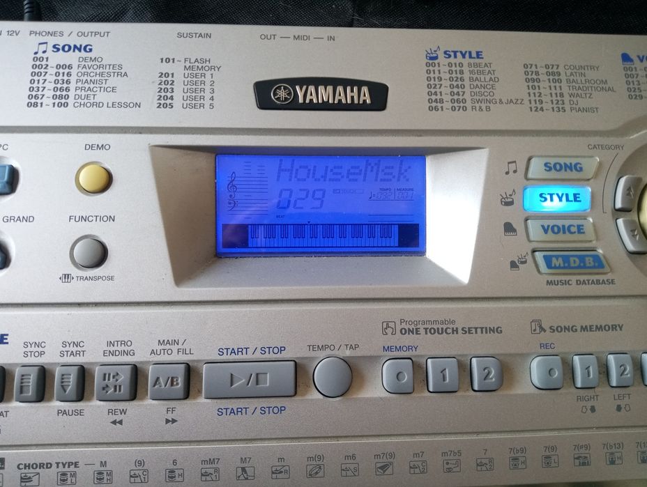 Korg pa 80, Yamaha 280,290,GEM personal