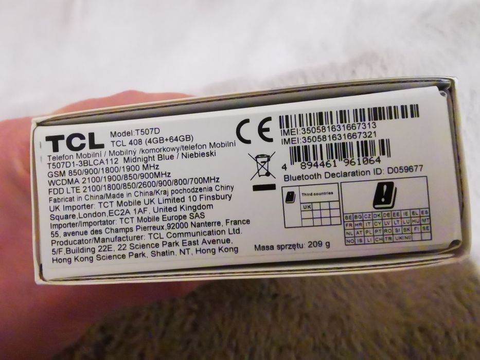 Мобилен телефон TCL 408/Цената е крайна!