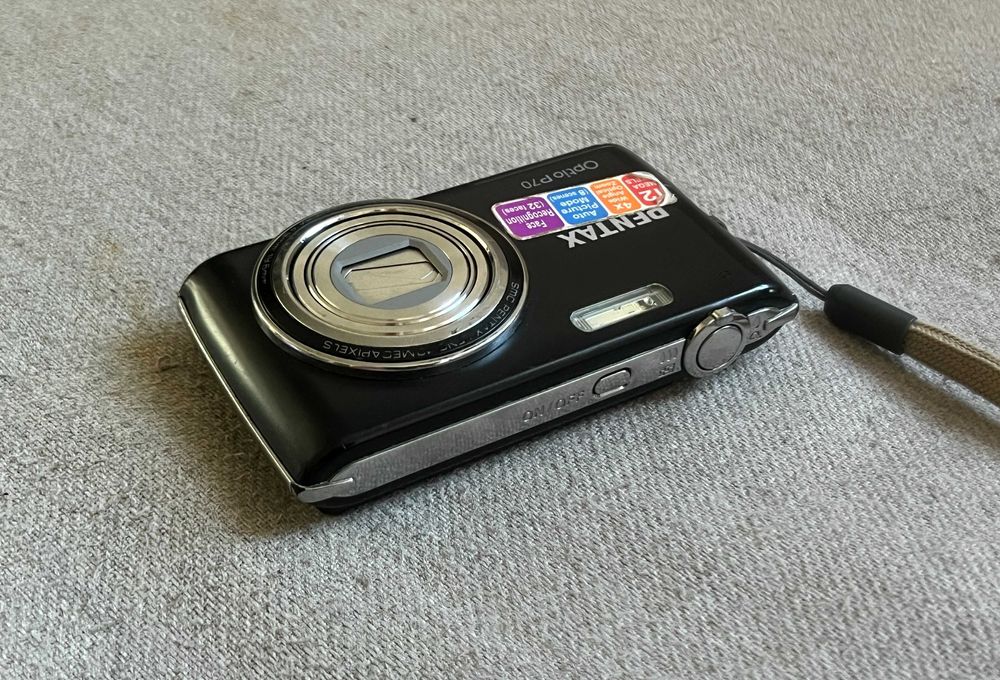 Aparat foto digital Pentax Optio P70 12MP zoom optic defect