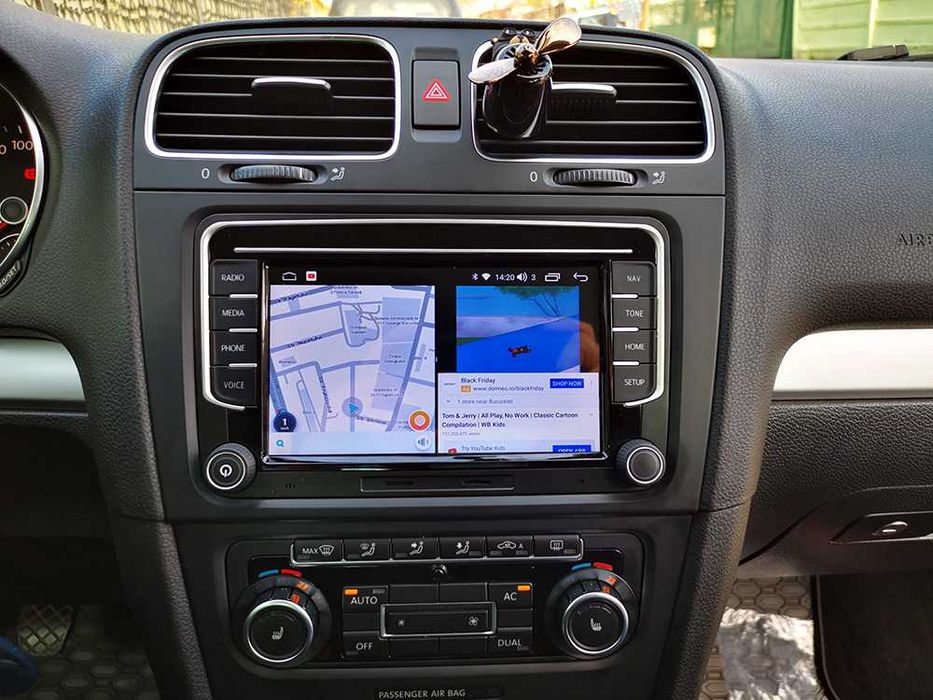Navigatie androidVW Golf 5 6 Tiguan MIB866U 6+64GB SIM DSP WIFICarplay