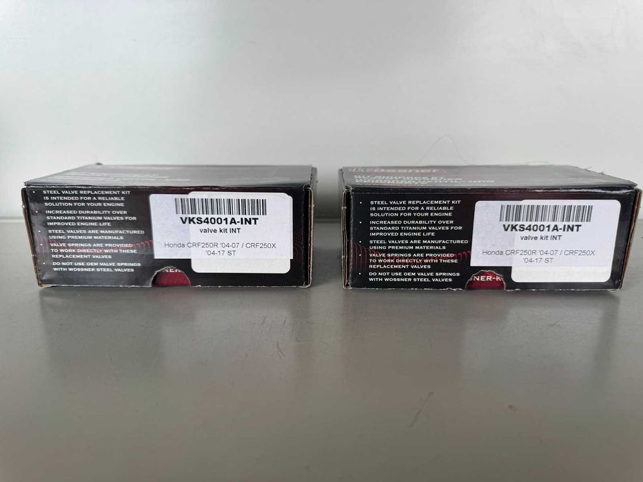 Wossner клапани с пружини Honda CRF250 R 2004- 2007 CRF250X 2004- 2017