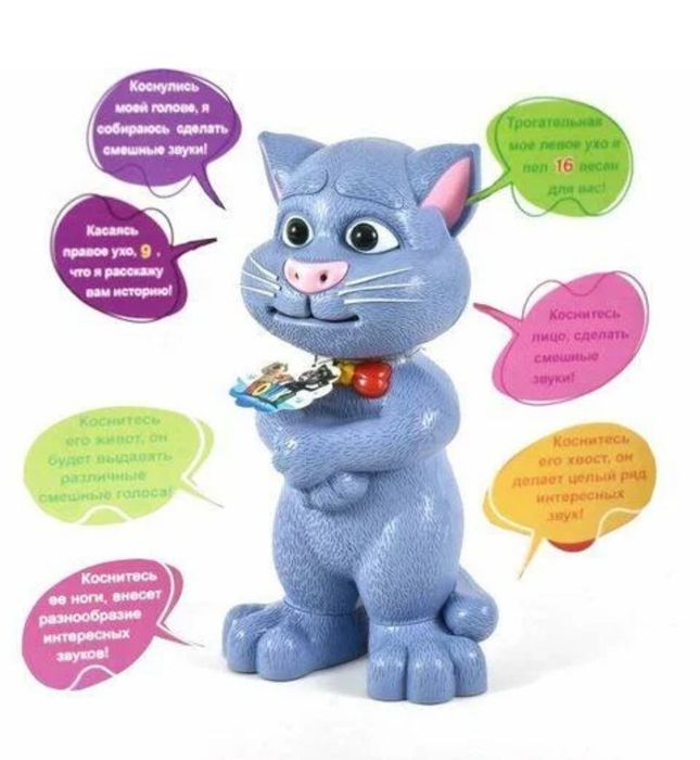 Интерактивная игрушка говорящий кот