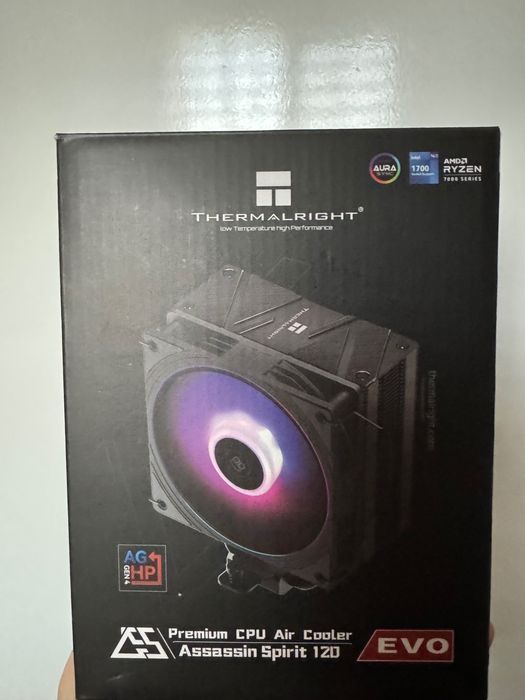НОВ Thermalright Assassin Spirit 120 EVO ARGB – CPU охладител