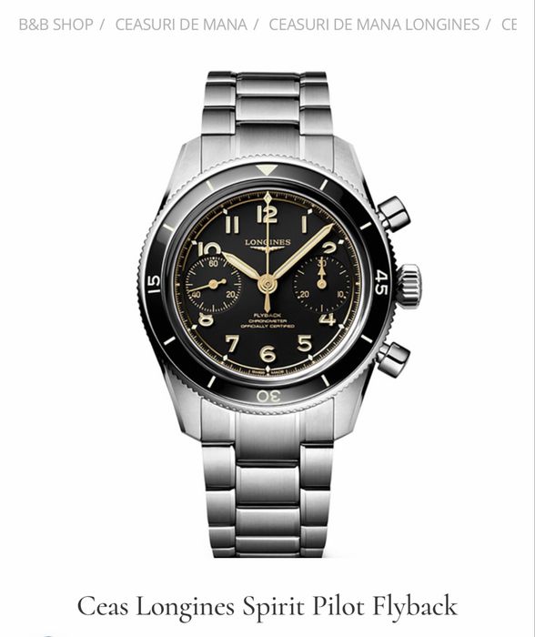 Longines Spirit Pilot Flyback Chronograph