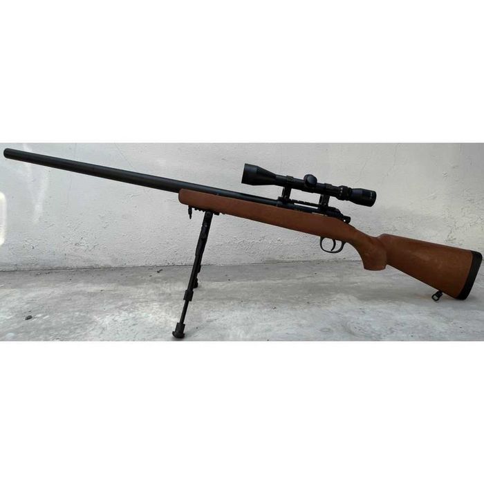 Pusca Airsoft Remigton700 Wood Modificata 4,8j FullMetal NEW