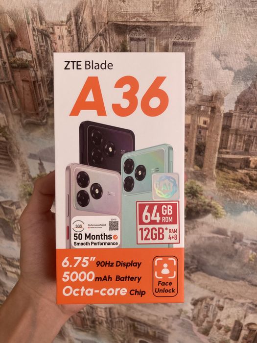 ZTE Blade a36| 64ГБ | НОВЫЙ