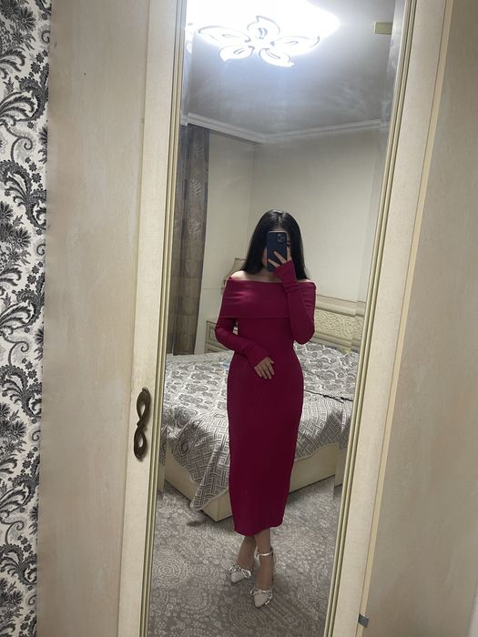 Трикотажное платье