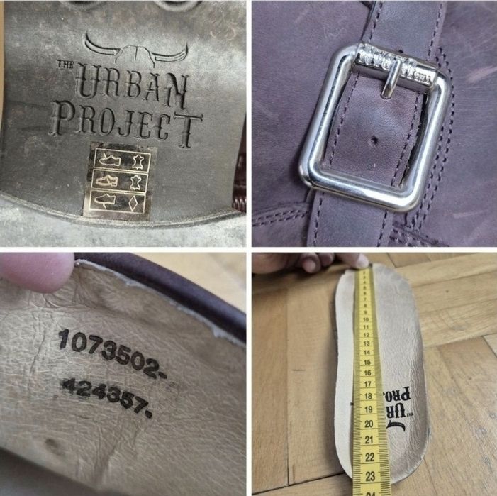 Cizme de damă Premium The Urban Project, piele Full Grain - 37,5