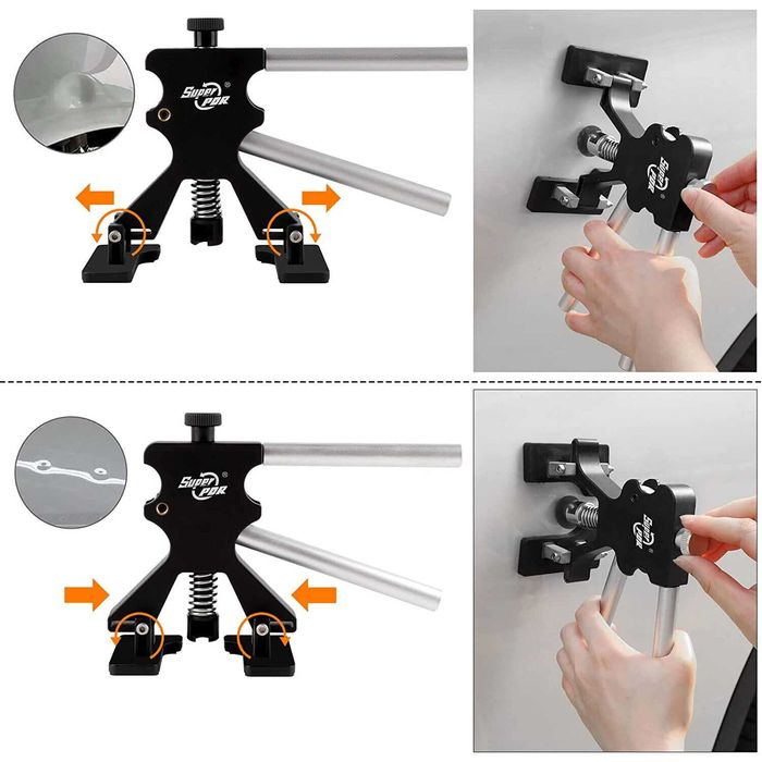 PDR инструменти за изправяне комплект вдлъбнатини градушка вакуум пдр