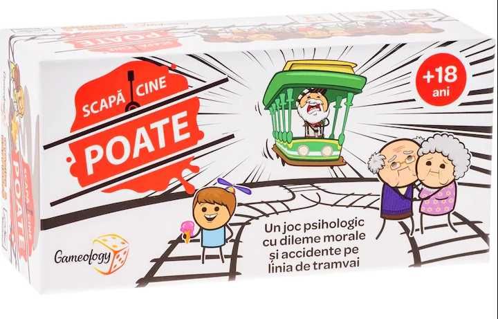 Joc Boardgame Scapa Cine Poate - Trial By Trolley