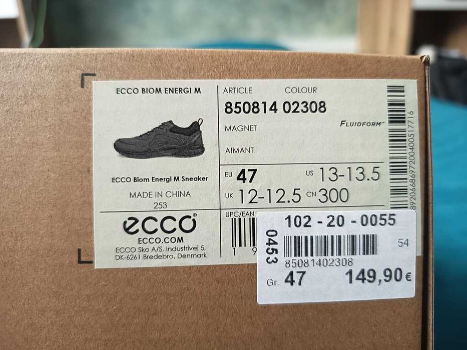 4 чифта Ecco и Merrell № 46, 47