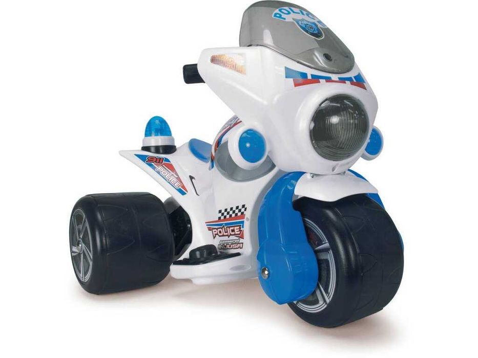 Motocicleta electrica Injusa Samurai police 6v
