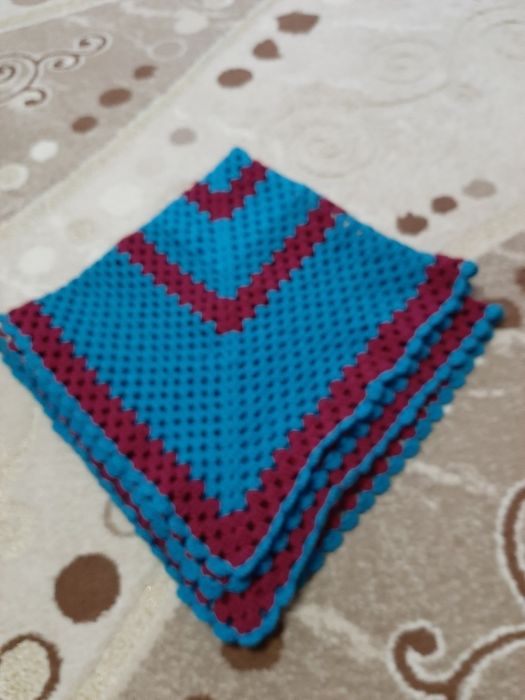Păturica bebe croșetată nouă