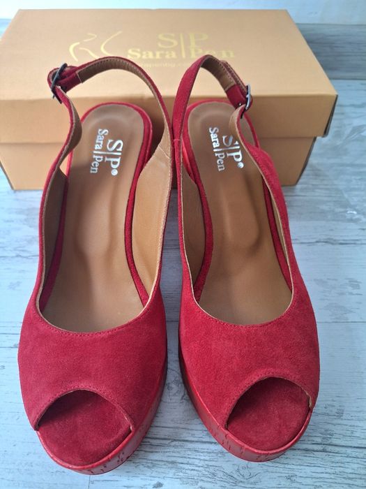 Сандали SaraPen, естествена кожа НОВИ