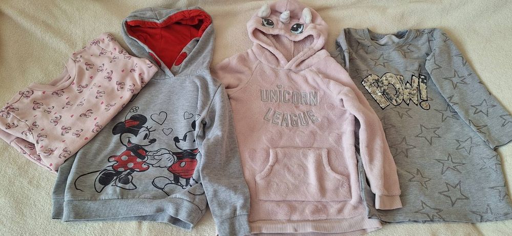 Лот от 5бр.плътни детски блузки