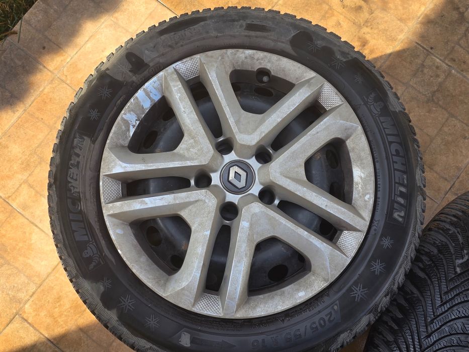 Продавам 4бр гуми Michelin Alpin 5 205/55 R16 + джанти