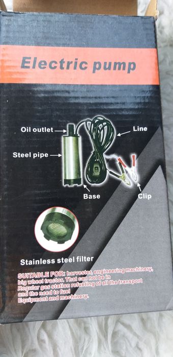 Насос для перекачки 12/24в