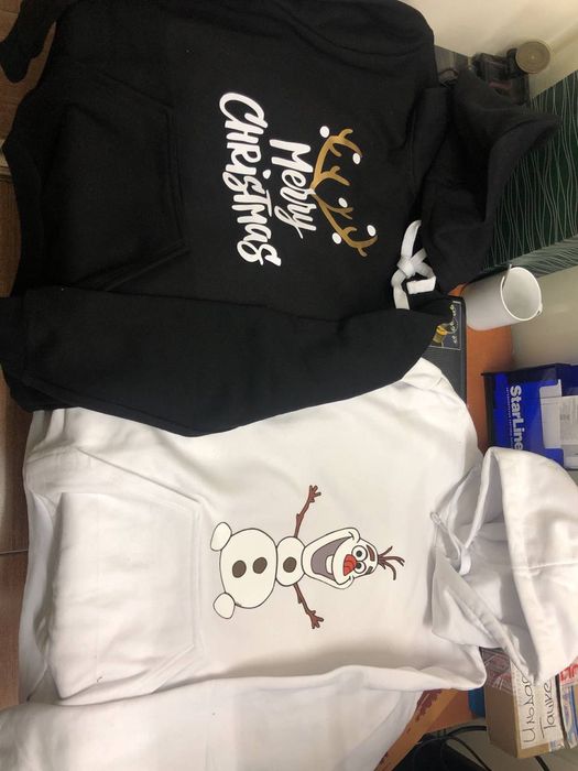 Худи парные с принтами