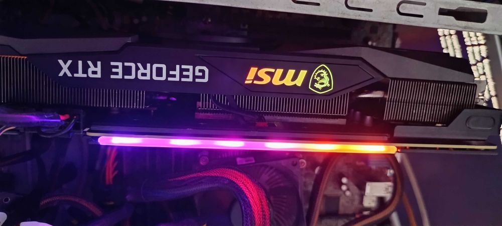 Placa video Gaming MSI RTX 3070 Z Trio 8Gb LHR RGB IMPECABILA