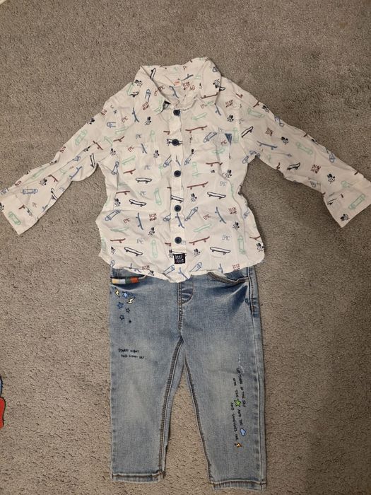 Vand blugi /pantaloni /camasa marimea 86 impecabile (Zara,H&M,Cocodrilo,inextenso)