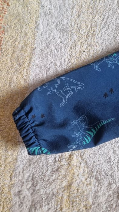 Salopeta anti-vant captusita cu fleece marimea 128