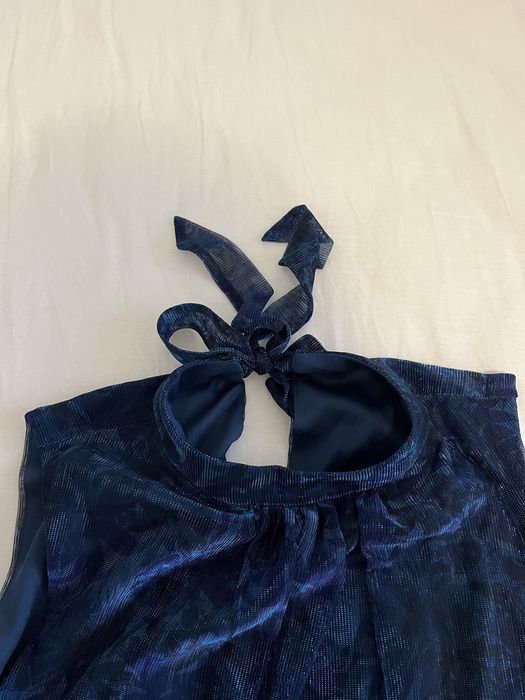 Orsay Блестяща Синя Блуза с комплект Пола