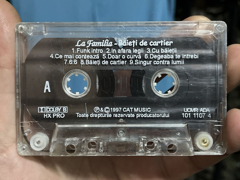 La Familia - Baieti de cartier (1997) / Album original complet caseta audio + coperta + carcasa