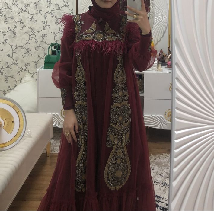 Накидка ансамбл келин салом с фатой