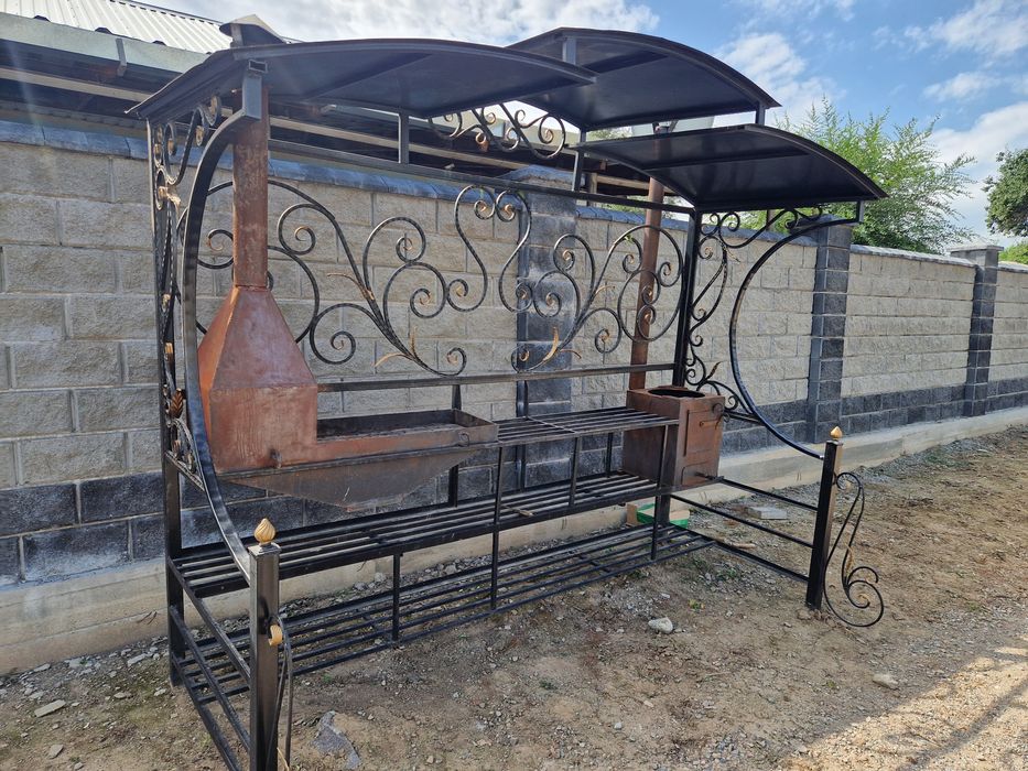 Продам стационарный мангал казан