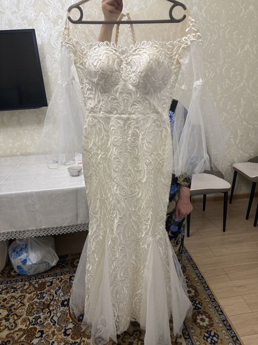 Свадебное платье, на узату