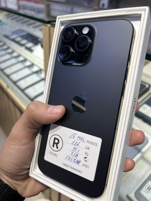 Iphone 16 pro max black 512gb