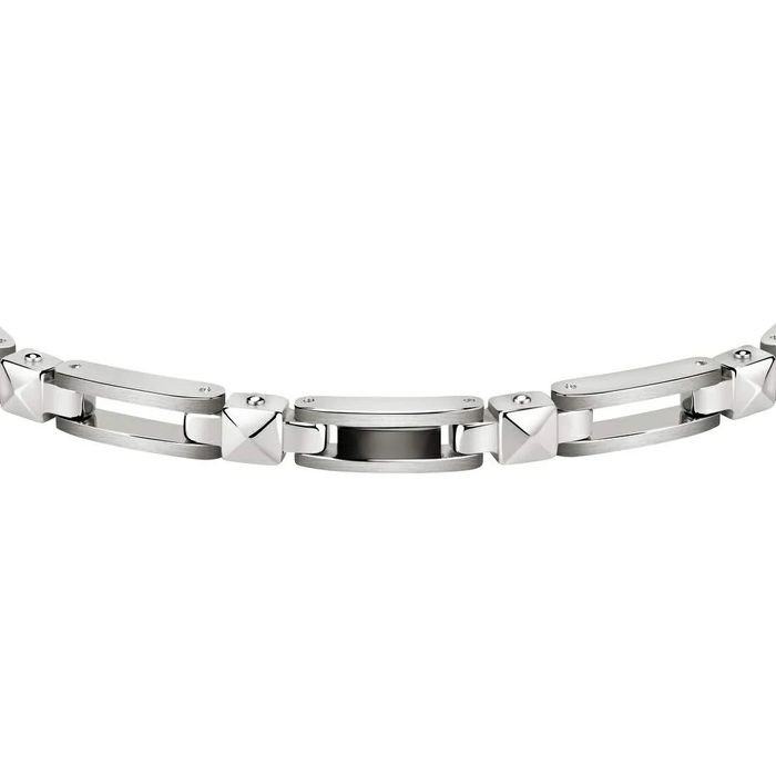Bratara barbati Morellato Italia Diamante CZ negre