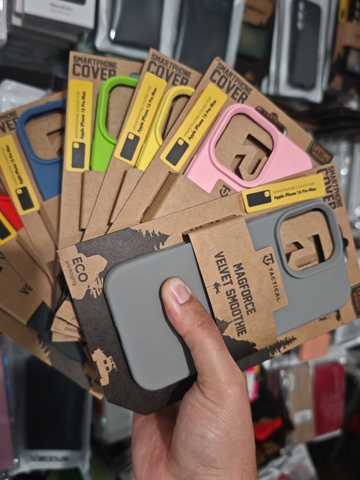 ПРОМО! IPhone 16 Pro Max Tactical MagForce Velvet гърбове