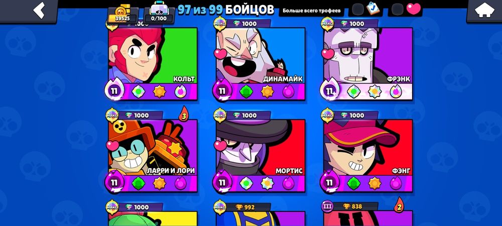 Продам Аккаунт бравл Старс