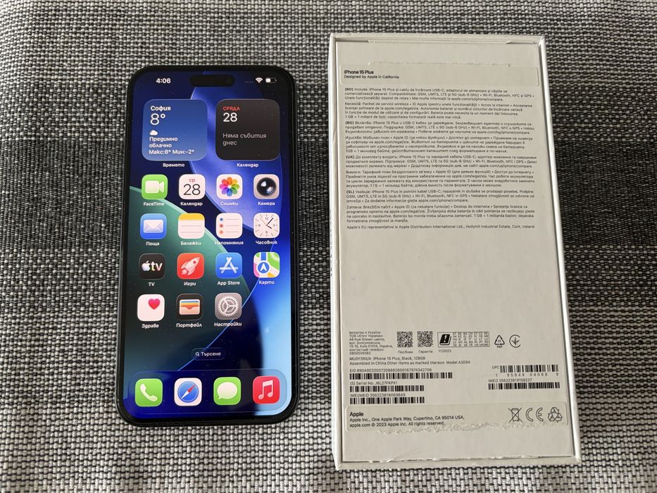 IPhone 15 Plus 128gb Гаранция!! Изгодно!!