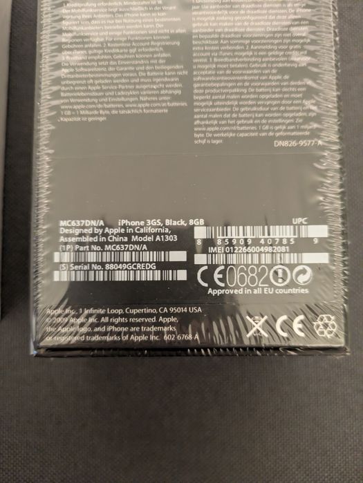 Apple Iphone 3GS/4S Sigilat Neactivat!