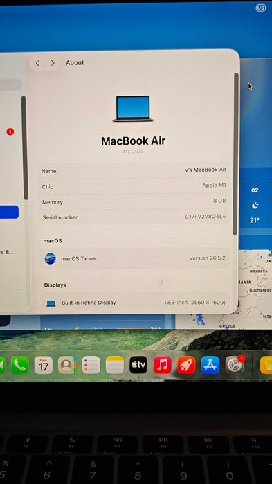 Laptop apple MacBook air