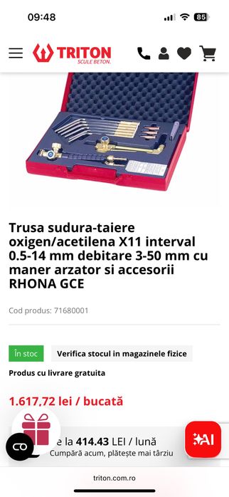 Aparat de taiat  autogen X11 ORIGINAL