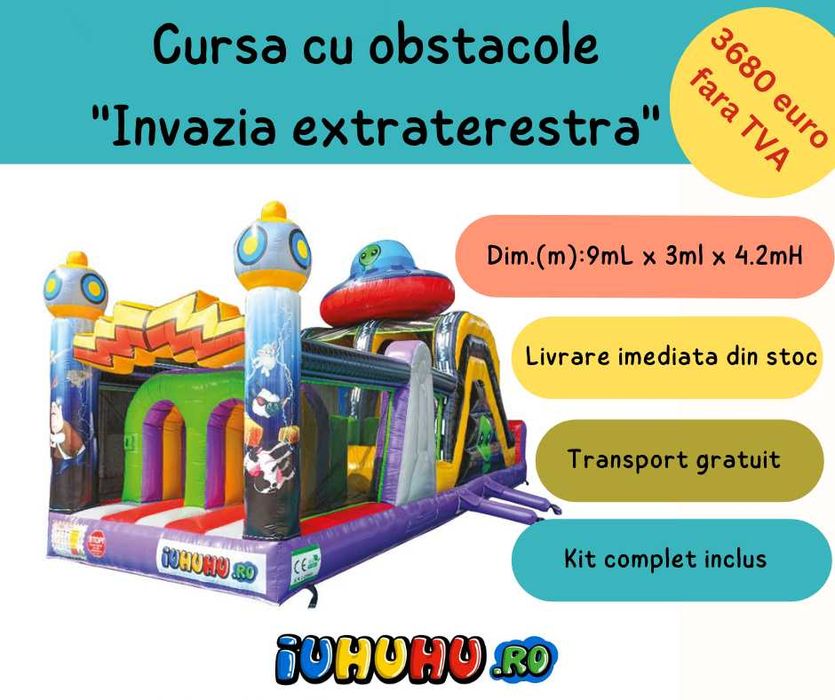 Tobogane gonflabile, castele gonflabile, tobogan cu apa, loc de joaca