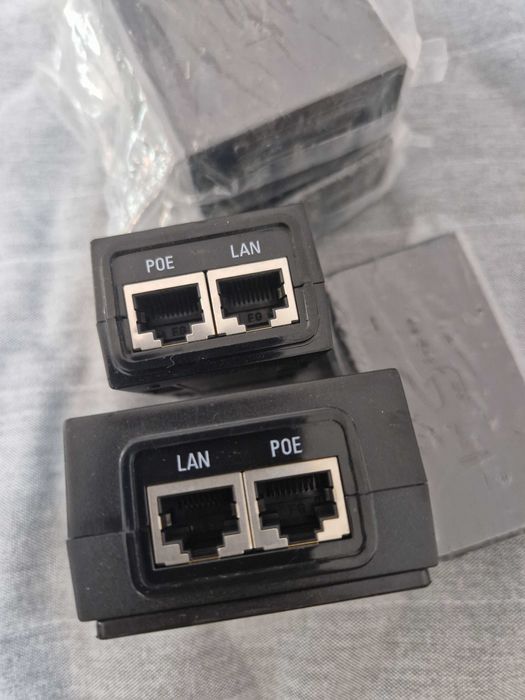Injector POE 24V Gigabit 1000 Mb/s PoE gigabit Ubiquiti Unifi