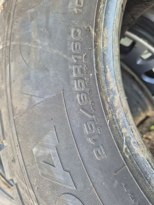 2бр зимни бусови гуми фулда/ 215-65-16С/ 2021г/ 6мм грайфер/