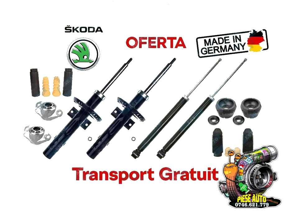 Set amortizoare cu flanse si protectii Skoda Rapid 2012-2022