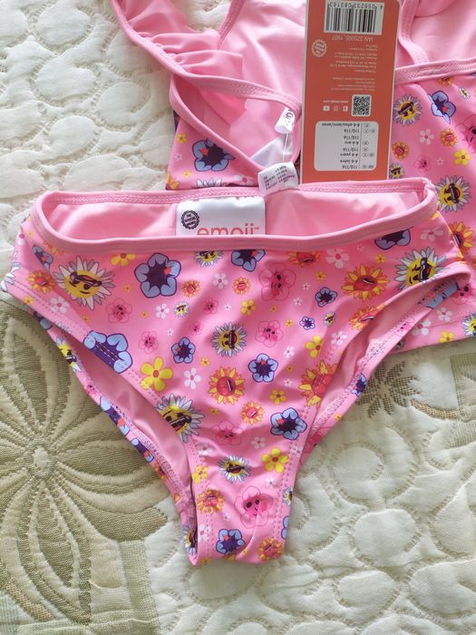 Детски бански за момиче Emoji - нов